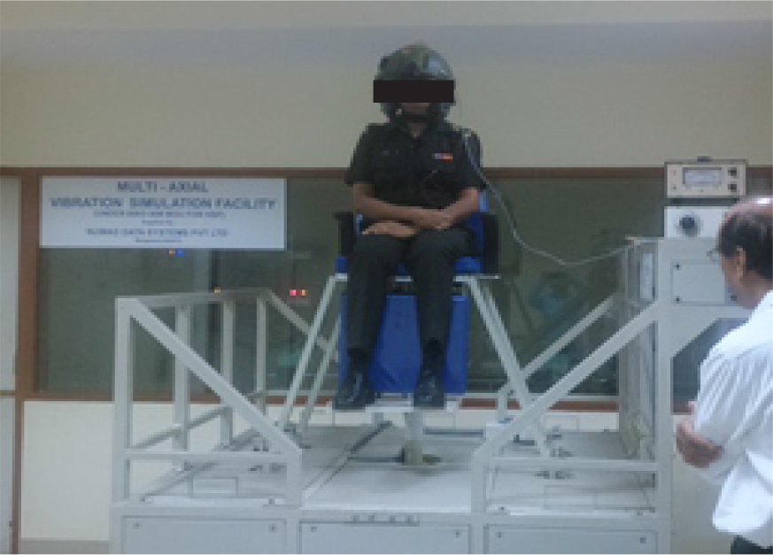 Vibration simulator lab at IAM, IAF