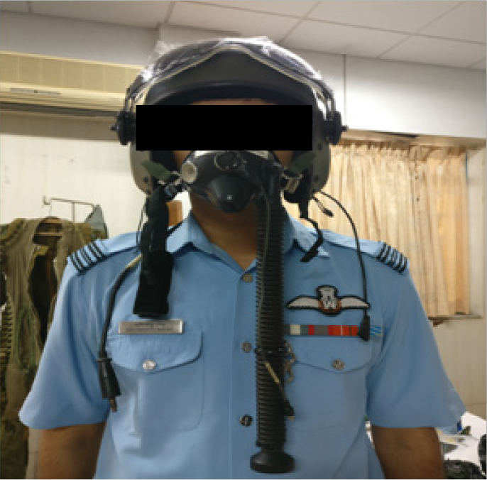 Ability to wear Helmet –Mask assembly for 45 min